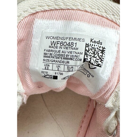 Keds for Kate Spade Lips Pink Red Pattern Sneakers Size 8.5 GUC! - Picture 6 of 7
